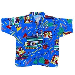 Vintage 1980s Palmettos Funky Summer Hawaiian Shirt